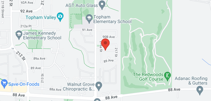 map of 21654 89A AVENUE